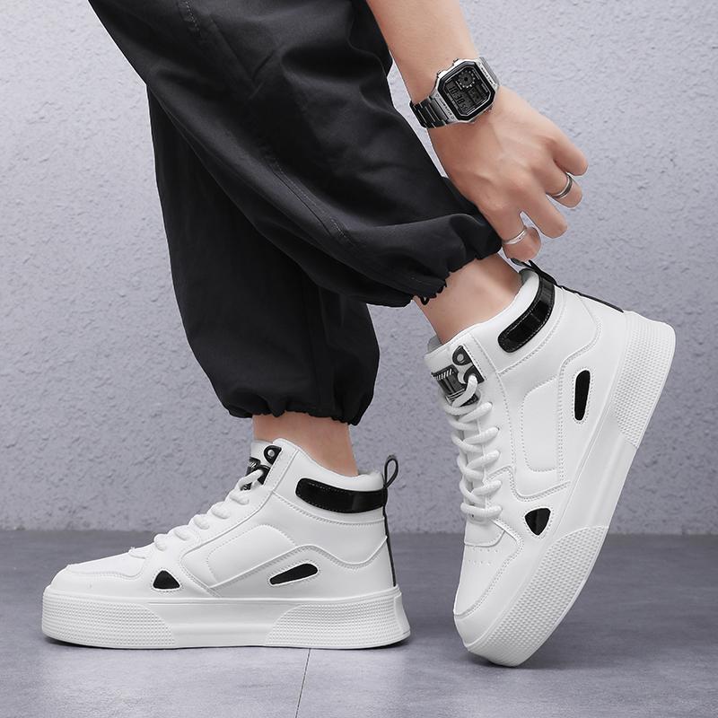 Big Size 47 High Top Shoes Men Casual Sneakers Comfortable Lightweight White Sport Running Shoes Training For Men Tenis Walking Gym Footwear