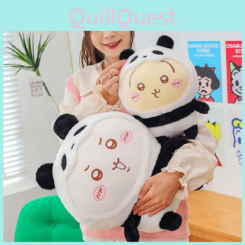 Chiikawa Toy Plush Panda Cartoon Stuffed Animal Doll Room Decoration Kids Gifts