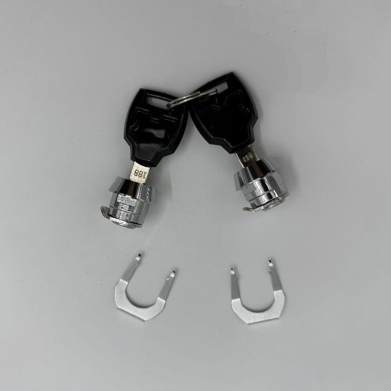2Pcs Motorcycle Trunk Storage Box Accessories Swivel Latch Rear Trunk Upper And Lower Lock Core