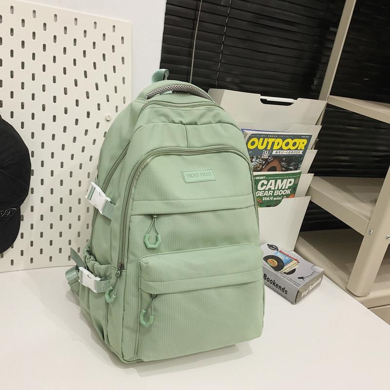 Schoolbag1011 new fashion casual college student schoolbag men and women simple computer backpack large capacity backpack