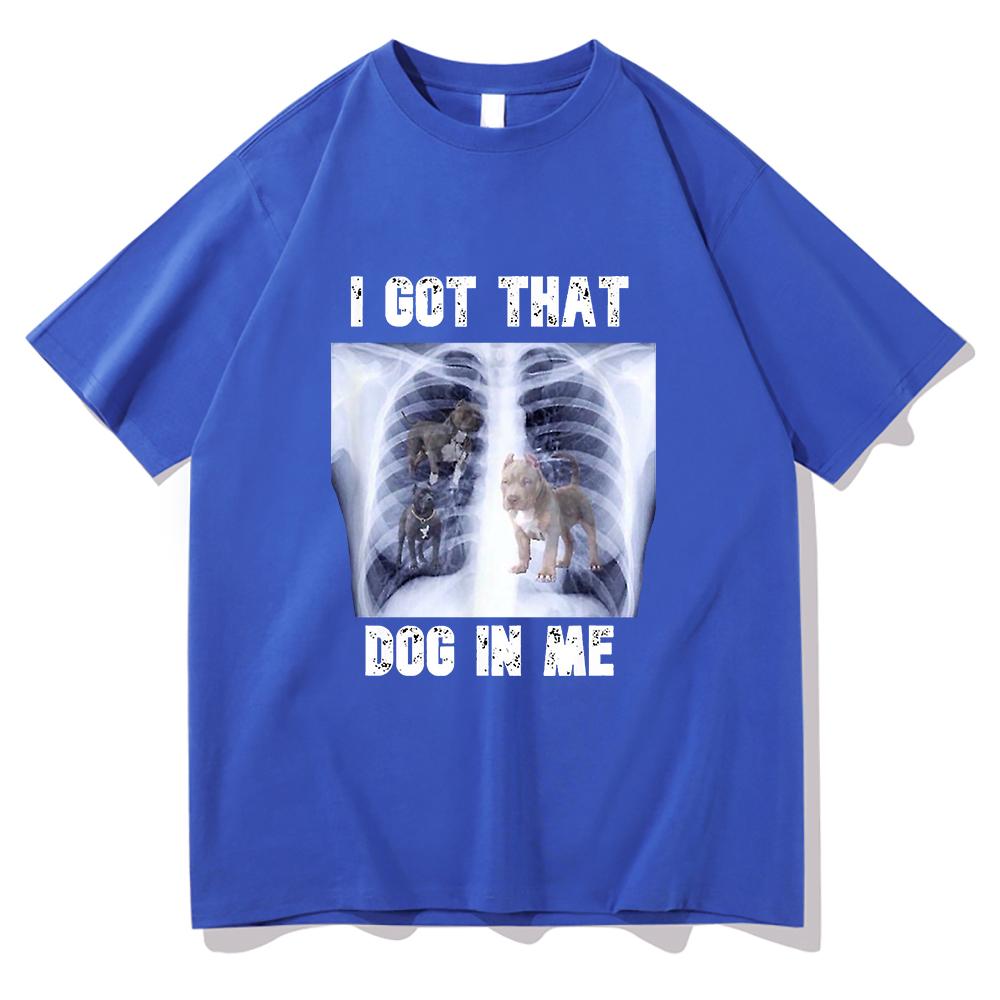 Ich habe diesen Hund in mir T-Shirt Mode Unisex Ästhetisch Lustig Französische Bulldogge T-Shirt Unisex Hohe Qualität Vintage Baumwolle T-Shirts