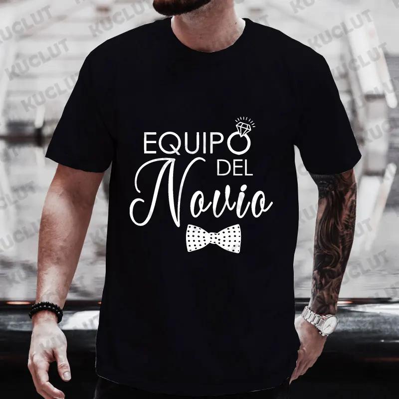 Spanish Bachelor Stag Party T Shirt Boyfriend Single Farewell Tees Best Man Groomsman Tops Team Groom Wedding Evg T-shirts