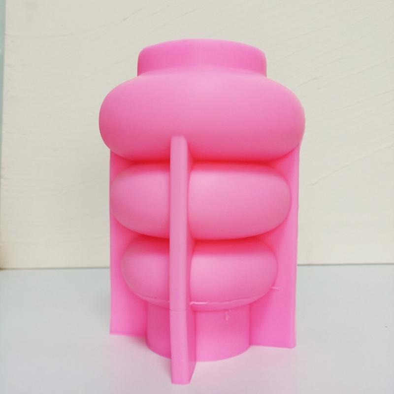 Silicone Vase Molds,Circles Epoxy Resin Casting Molds for DIY Crafts Vase,Home Decors Dry Flowers Holder Bottle Mold