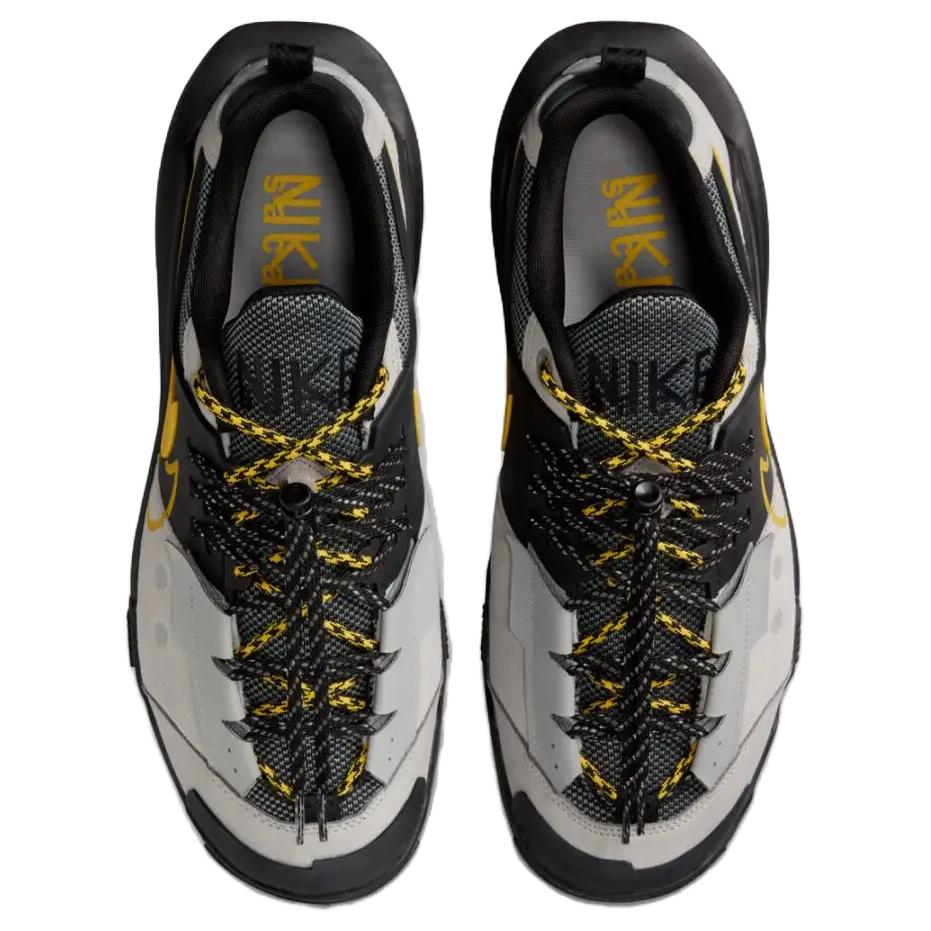 Nike sacai x Zegamadome Matte Silver Tour Yellow Unisex Sneakers Grey Black HQ8618-002