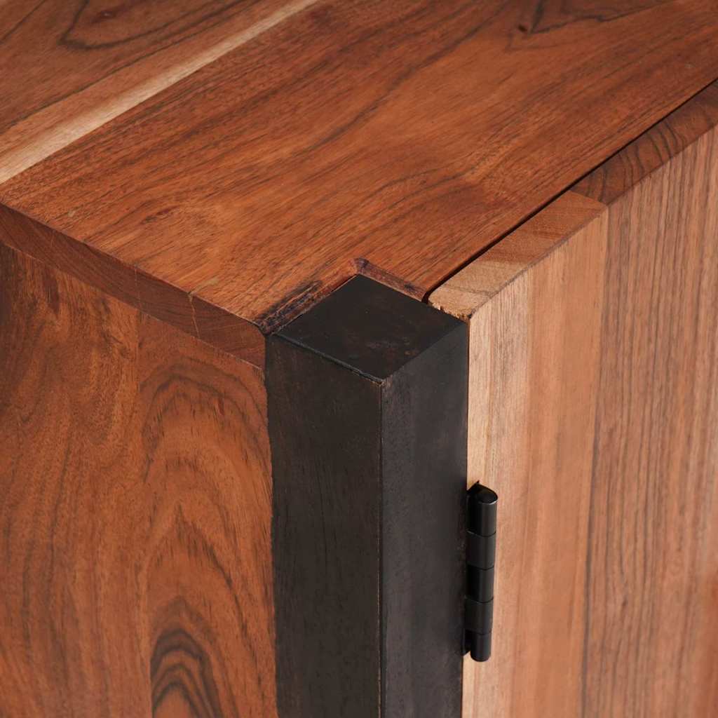 Sideboard Brown 55 X 30 X 75 Cm Solid Acacia Wood