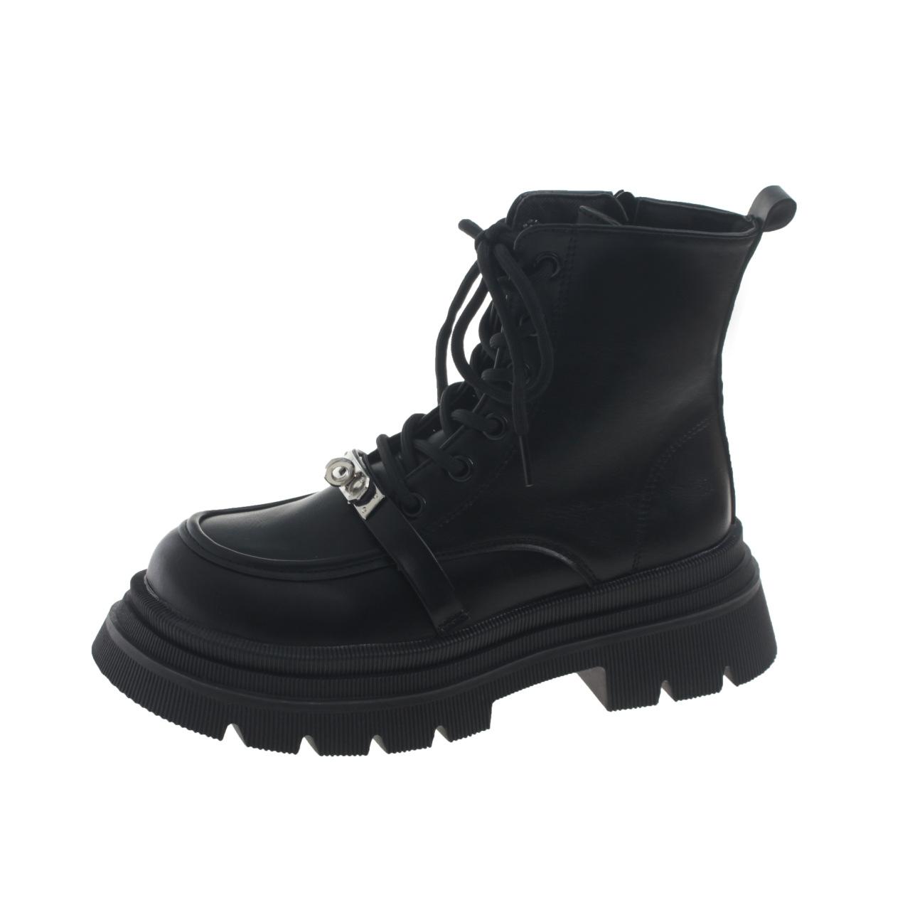 

2024 Новые весенние и осенние универсальные мотоциклетные ботинки в британском стиле, милые, крутые, короткие ботинки 20