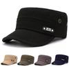 FS FASHION Flat Cap Men's Retro Breathable Baseball Hat Adjustable Fashion Travel Hats Fishing Caps