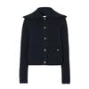PLAYBOO Windproof Spread Collar Cardigan Dark Navy