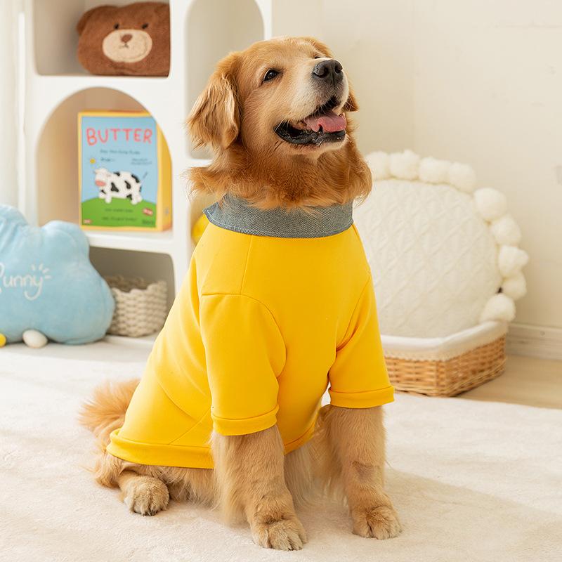 Dog Clothes Golden Retriever Husky Medium and Large Dogs Autumn and Winter Warm Two-legged Sweater Pet Big Dog Clothing