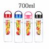 Plastic Fruit Infuser Juice Shaker Sports Lemon Water Bottle Tour Hiking Camping Drinkware Bottle