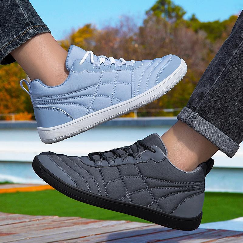 Minimalist Wide Toe Shoes New Mens Running Athletic Shoes Lace Up Lightweight Breathable Outside Walking Footwear Classic Flat Shoes