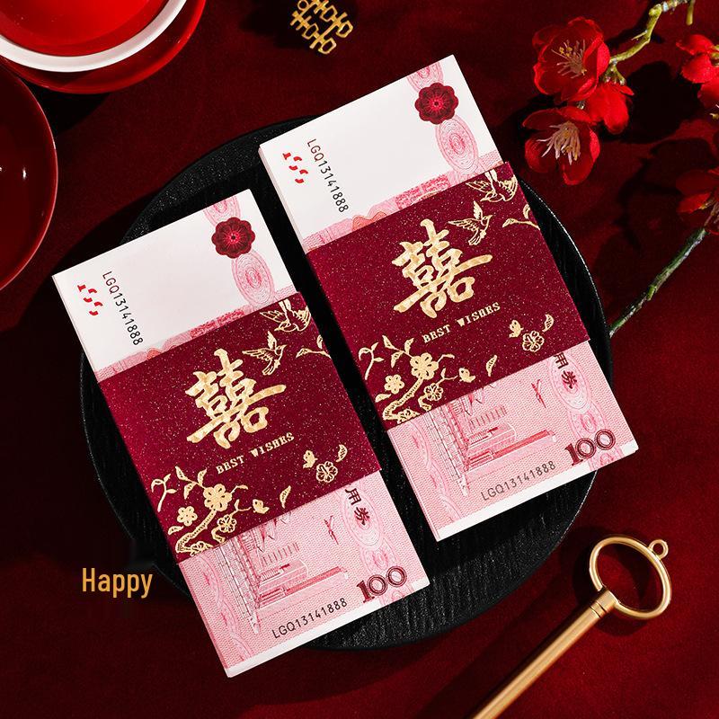 Creative Red Envelope Gift Holder for Wedding Engagement and Change of Address