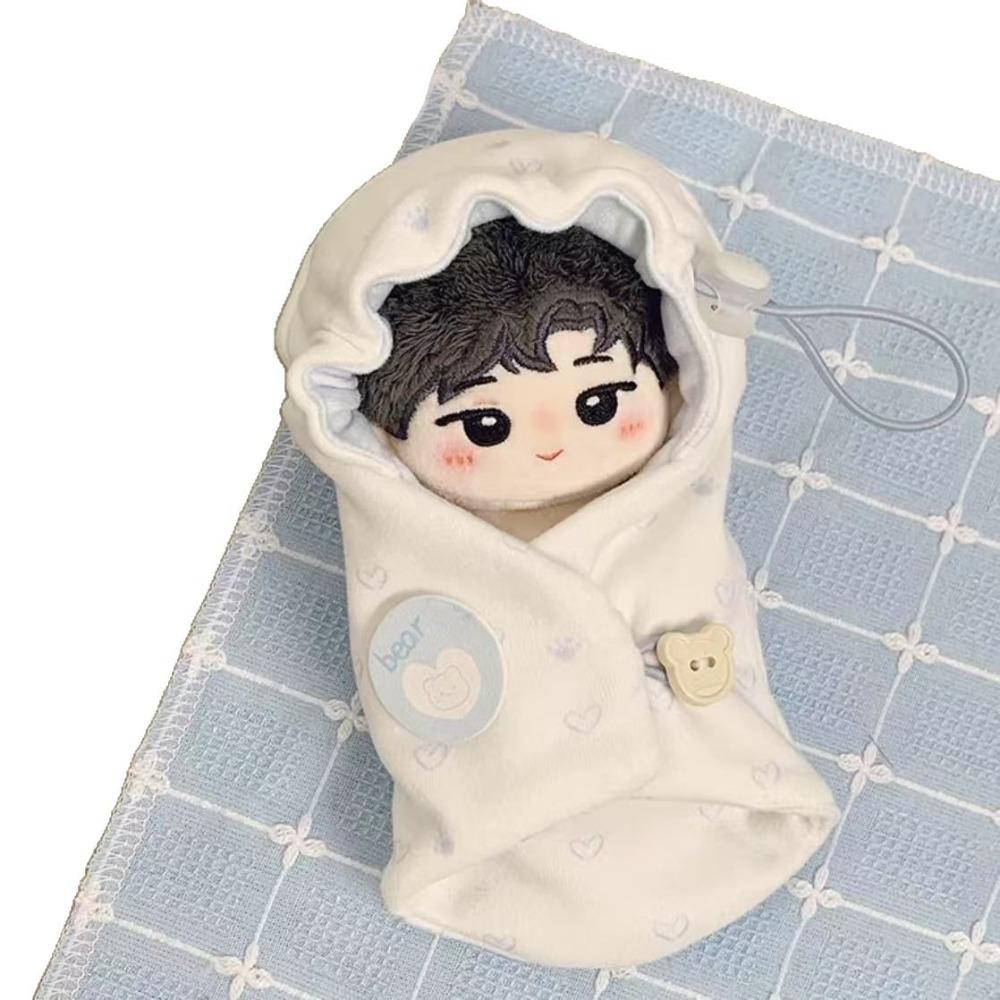 Cloak 10cm Cotton Doll Swaddling Clothes Swaddling Doll Dress Up Set  10cm Cotton Doll