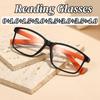 Sports Style Spring Leg Reading Glasses Men Women Fashion Square Blue Light Protection Presbyopia Eyeglasses with Plus Diopter