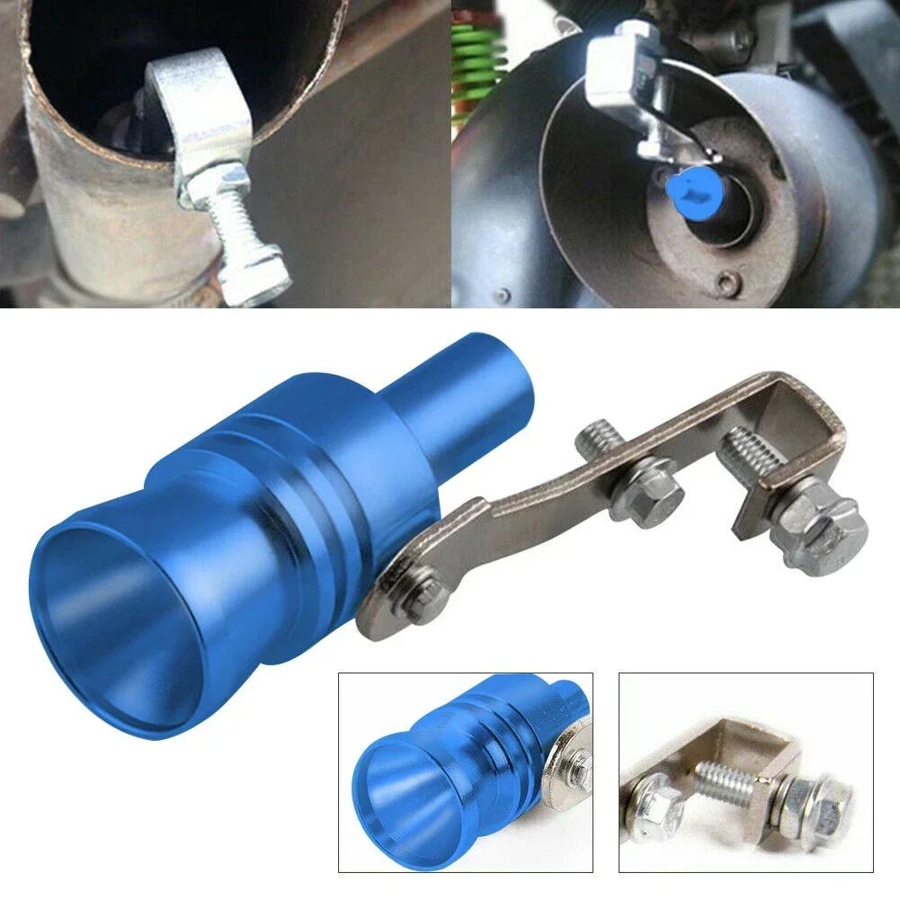 Car Black Turbo Sound Whistle Vehicle Refit Device Exhaust Pipe Turbo Sound Simulator Turbo Muffler