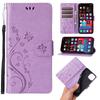 Applicable To Apple 1615ProMax14SE4 Clamshell Leather Case 1312 Butterfly Embossed Protective Case 78SE3 Mobile Phone Case