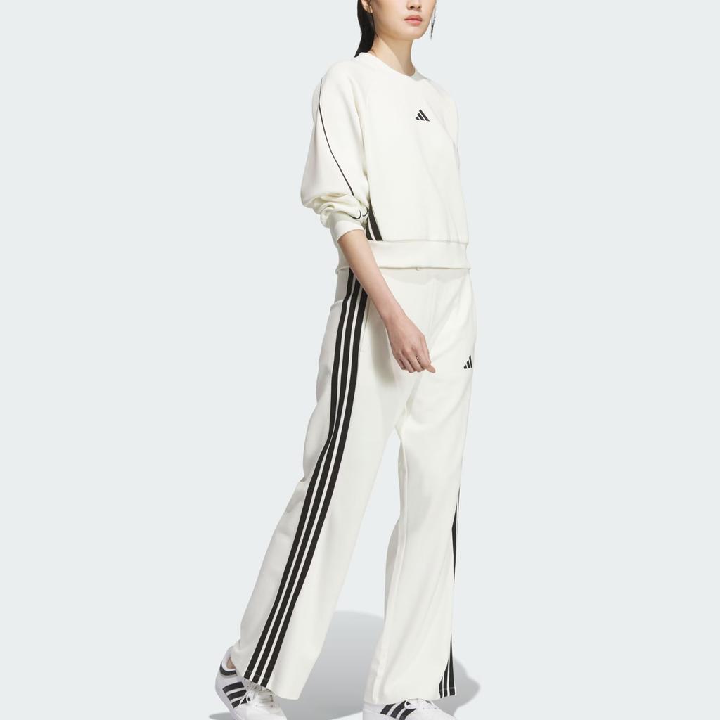 Adidas Stadium Crewneck Jumper Loose Short Sleeve Raglan Sweatshirt Women Tops KB7601