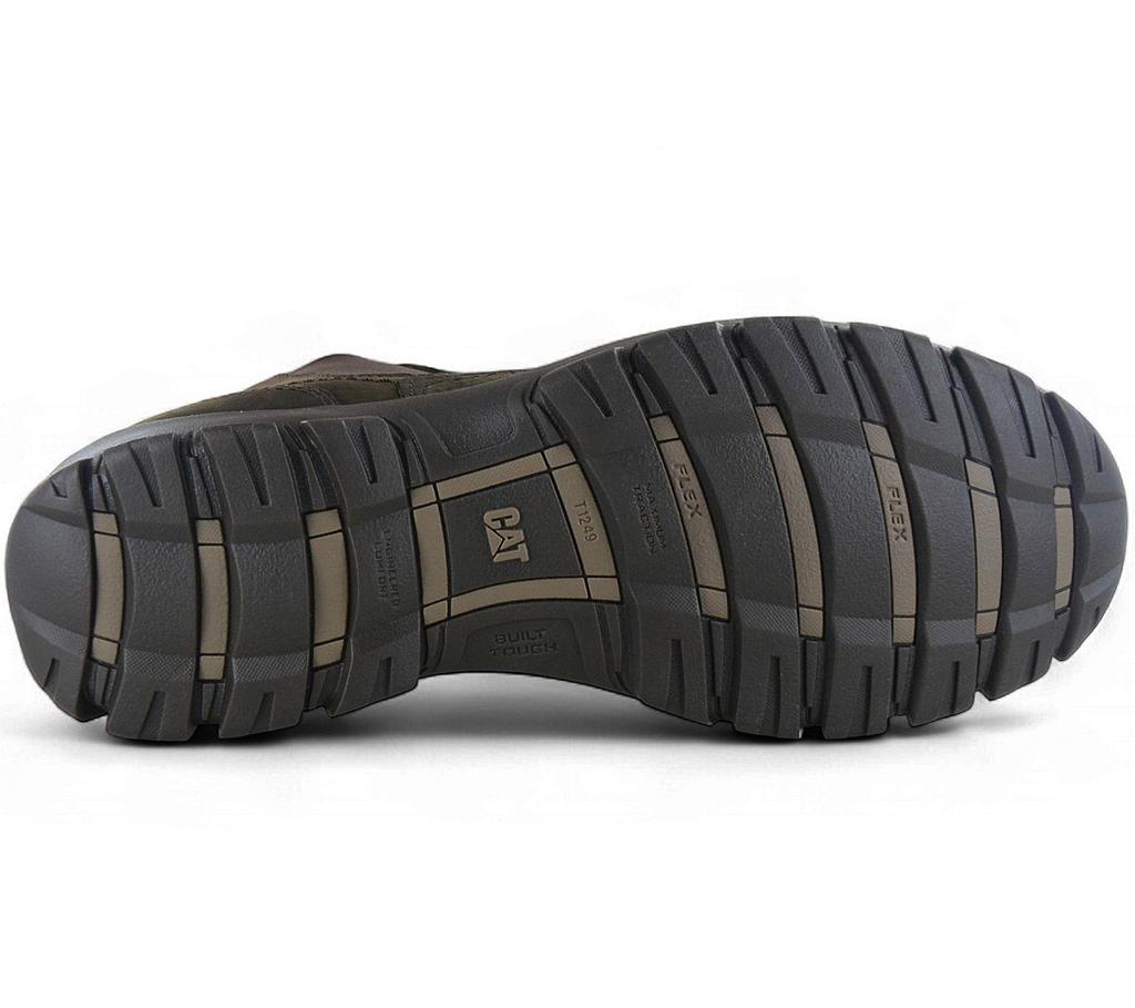 CAT Caterpillar Hoffman Casual - Herren Chelsea Boots Stiefel Stiefeletten Leder Schwarz-Braun P720659 ORIGINAL