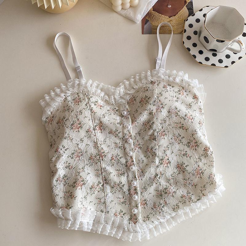 Perlen-Schnallen-Stickerei-Spitzen-Brustwickel-Träger edel und elegant pure Lust Spice Girl innen und außen bestickt schöner Rücken Mädchen