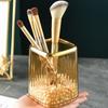 Luxury Transparent Cosmetic Brush Organizer Durable Multi-functional Pen Holder Anti Fall Makeup Brush Holder School