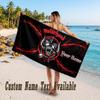 Motorhead Design Beach Towel Custom Text Large Towel for Beach Vacation