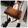Einkaufstasche Damen Große Kapazität Pendler Mittleres Alter Damen Messenger Bag Krokodilmuster Handtasche