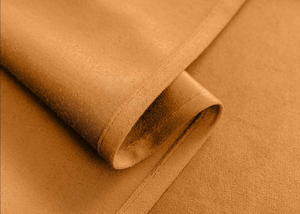 Velvet Curtain with Eyelets 140x250 Burly Wood Blackout