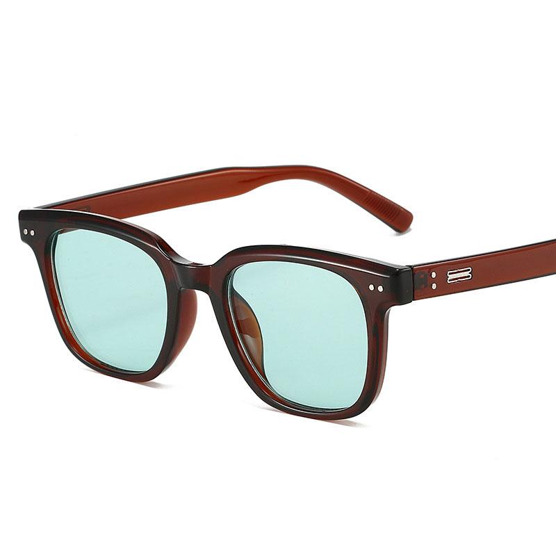 Square Shape Sun Glasses for Men Korean Fashion UV400 Protection Sunglasses Women  Female Sunglass