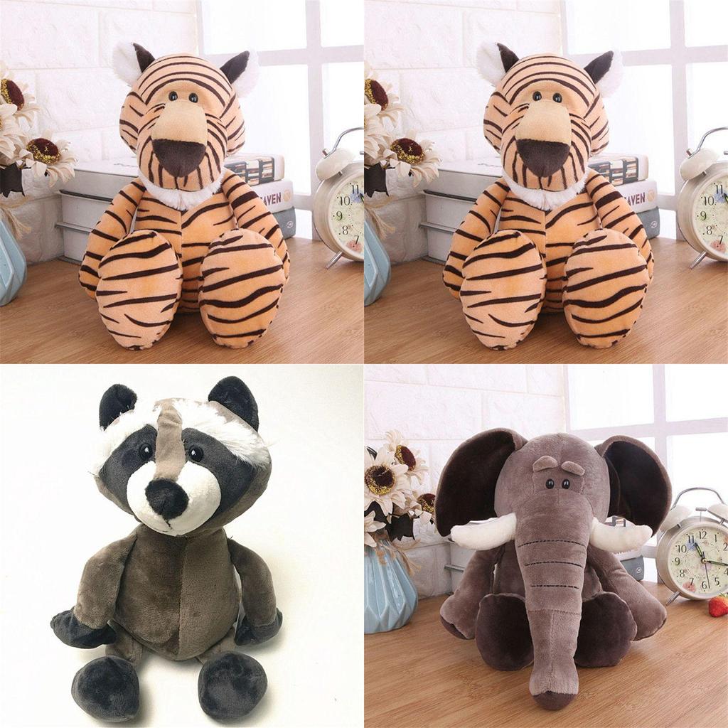 Jungle Animal Plush Toy Adorable Pp Cotton Stuffed Doll For Kids Babies