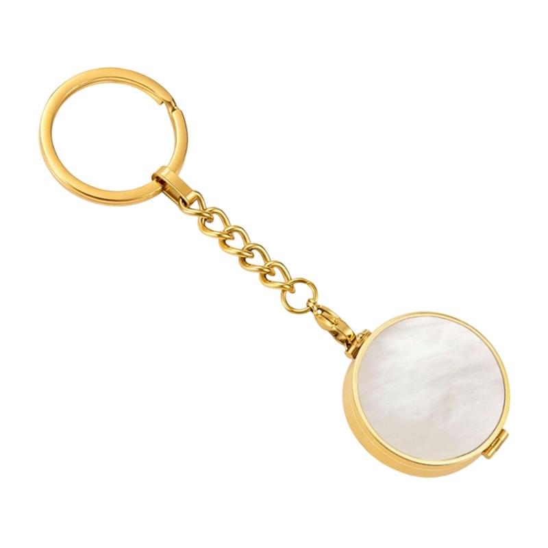 Stylish Cosmetic Holder Keychain For Easy Carry And Organization Makeup Keyring Fashionable Key Chain Pendant