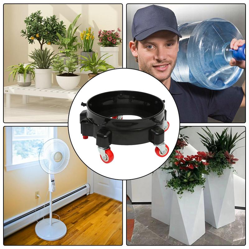 Bucket Dolly With Wheels Bucket Cart Bucket Accessories Car Wash Bucket With Wheels Multifunctional Bucket Holder Car Wash