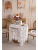 French Romantic Pastoral Lace Tablecloth Dessert Table Wedding Decoration Photo Coffee Table Tablecloth Dining Table Cloth Large Round Table