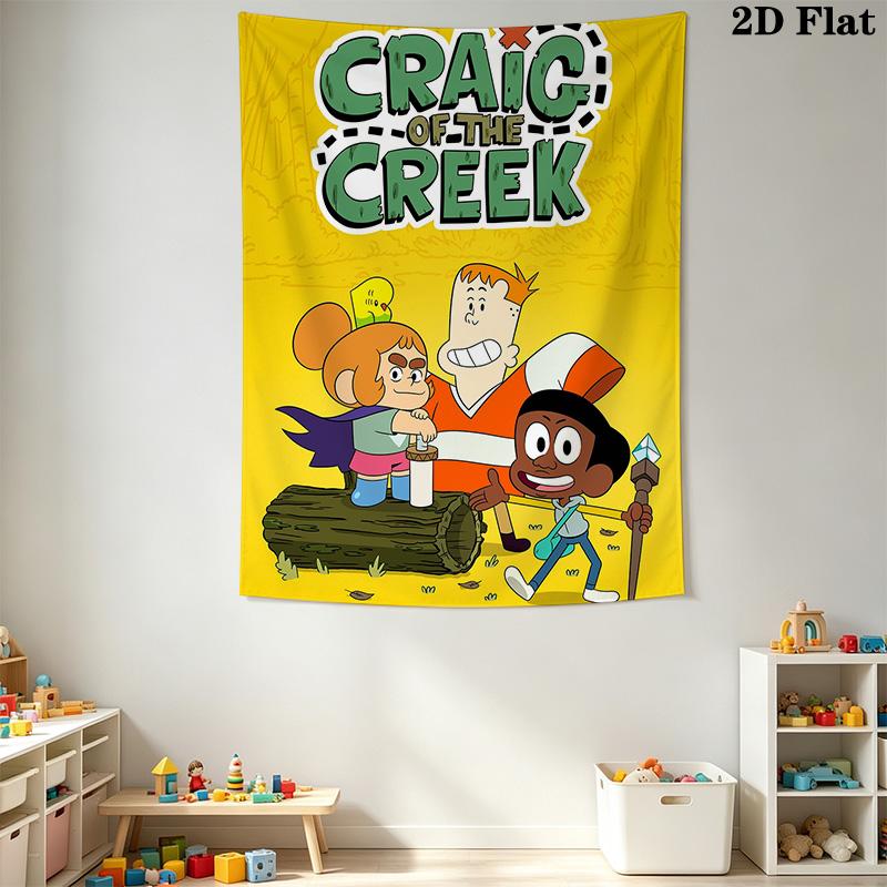 Craig of the Creek Pattern Home Decor Tapestry, Wall Hanging, Decorative RV Wall Cloth.SGT0917022