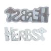 Letters with Mushroom Candle Mould Autumn Silicone Molds Ornament Molds Castings Molds Plasters Molds