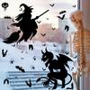 Self-Adhesive Wallpaper Giant Ghost Window Sticker Glass Sticker Party Decor Halloween Decor