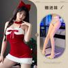 Pure desire wind neck red suspender dress sexy christmas live streaming host cosplay stage performance suit