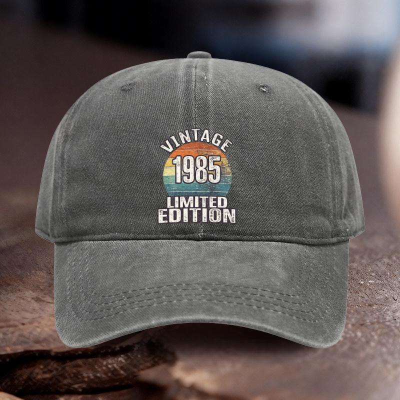 pc Limited Edition Vintage Print Adjustable Cowboy Hat Unisex Outdoor Sports Style Ideal Gift for Weddings Parties Bir 1pc