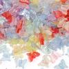 50 Stück 16x13mm Schmetterling Acrylperlen Beschichtete Farbe Lose Abstandshalterperlen Für Schmuckherstellung DIY Armband Halskette Schlüsselanhänger Zubehör