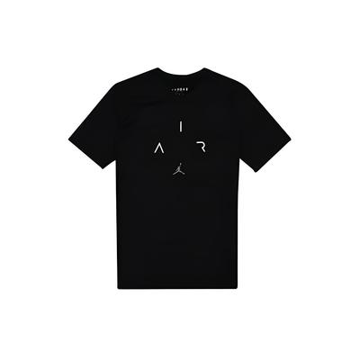 Air T Shirts Men's Black Crew Neck Moderate Straight Fit CN3576-010