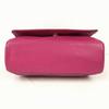 EPISODE Italy Made Leather Shoulder Bag Dark Pink Plain Adjustable Strap Length(USED)