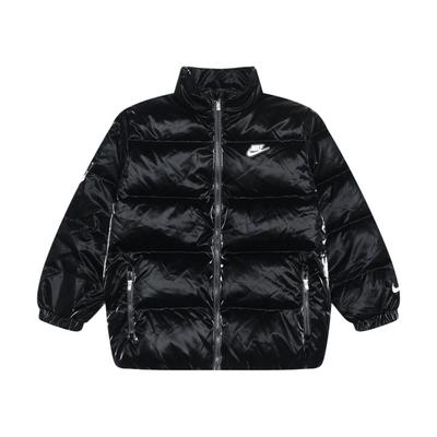 Down Jacket Warm Solid Color Stand Collar Zipper Duck Down Kids Jackets IQ2834-010