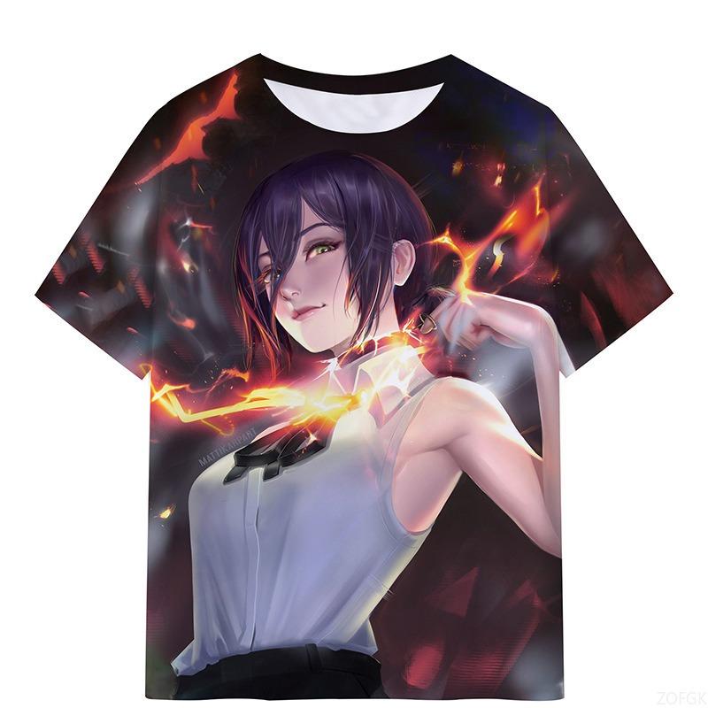 Sexy Anime Mädchen 3D-Druck T-Shirt Tops Herren Damen Mode Sport Übergröße Tops T-Shirts Sexy Mädchen Sommer T-Shirt Kinderbekleidung
