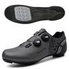 Nuove Scarpe da Ciclismo da Esterno Scarpe da Uomo e da Donna Scarpe da Bicicletta Fibbia Rotante Blocco Montagna Blocco Strada Sbloccato