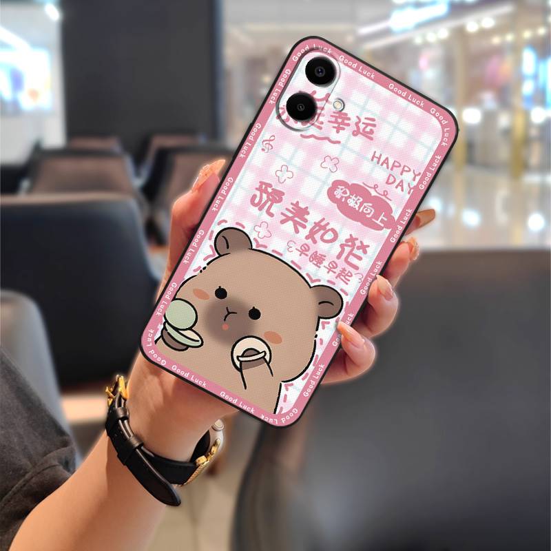 Anti-knock TPU Phone Case For Samsung Galaxy A07 Durable Fashion Design Silicone Phone Pouch Anti-dust Full Wrap Cute