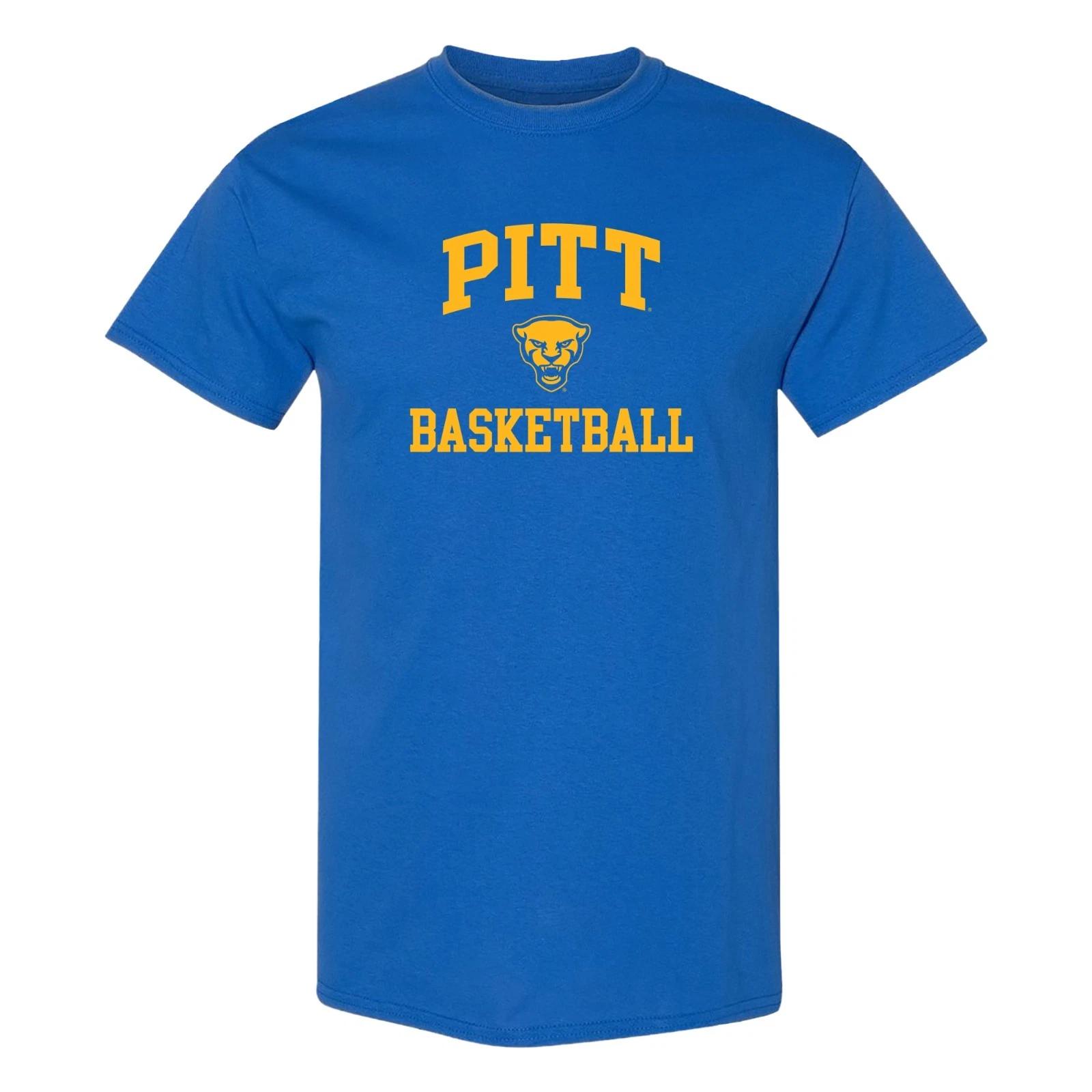 Pittsburgh Arch Logo Basketball T-Shirt - Royal 2XL
