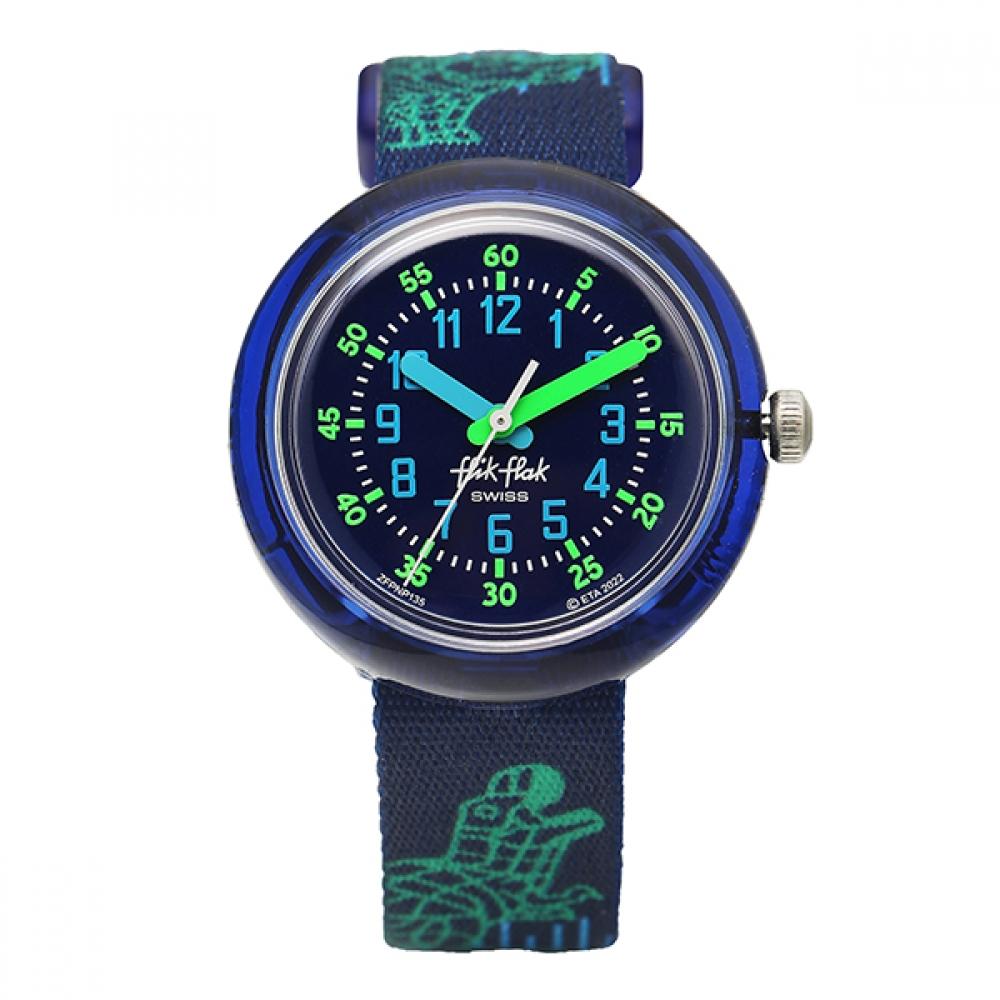 Flick Flack Fpnp135 Gameland Cyberozaurus Kids Nato Watch FPNP135