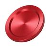 Agnicy Lens Dust Cover All Metal Male Cover M48X0.75mm Thread Black & Red Color