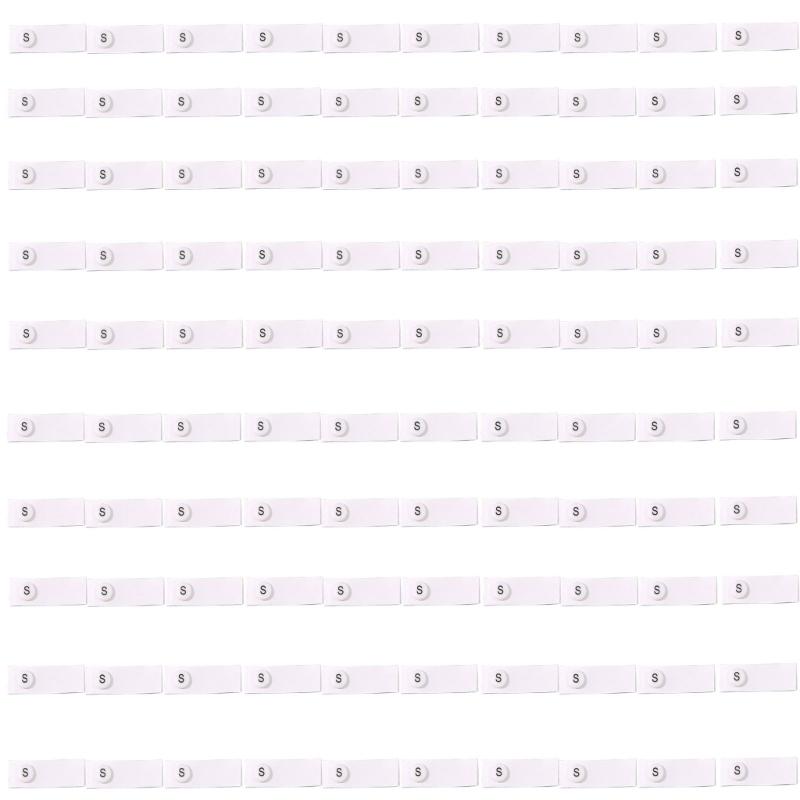 Sizes Change Accessory For Clothing Removable Washable Satins Fabric Label For Sewing And Fashion Designs