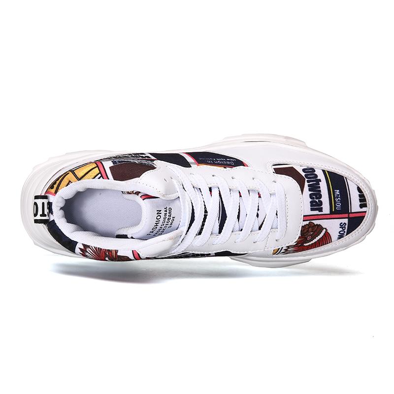 Men's Board Shoes New Big Size Platform Sneakers Men Sheos Punk Breathable Casual Sports Mesh Breathable Loafers Men Zapatillas