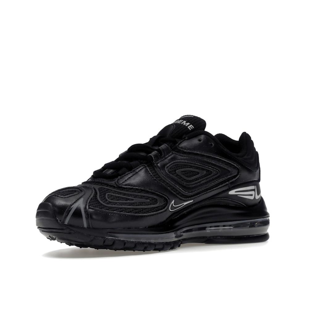 Tênis Masculino Supreme x Nike Air Max 98 TL SP Preto Prateado Metálico DR1033-001